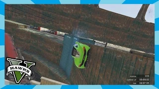 GTA 5 Custom Stunt Race - ${}$ CMC Wallride (Grand Theft Auto 5 Race Link)