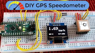 DIY Speedometer using GPS Module & Arduino with OLED Display