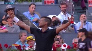 Best shots and rallies as Dominic Thiem beats Rafael Nadal | Mutua Madrid Open 2018 Quarter-Final