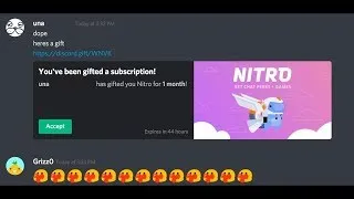 Поставщик DISCORD NITRO!