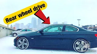 Tips and tricks for driving rear wheel drive in the snow! (Bmw 335i)