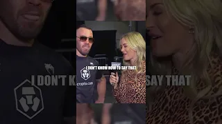 Laura Sanko Left Speechless by Colby Covington!