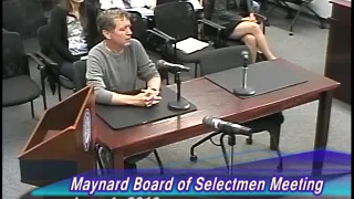 The Maynard Board of Selectmen Meeting of June 4, 2019