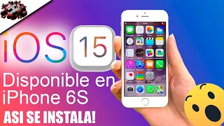 📱✅ iOS 15 DISPONIBLE IPHONE 6S, ESTE IPHONE AUN VIVE|COMO INSTALAR IOS 15 EN IPHONE 6S| MUY FACIL😱