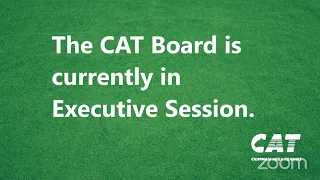 CAT Board of Directors’ Special Called Meeting 6/6/24