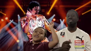 6 year old son first time watching MICHAEL JACKSON  - SMOOTH CRIMINAL LIVE MUNICH 1997 (reaction