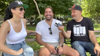 Dopey talking drug addiction and alcoholism  at Washington Square Park!