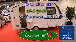 STERCKEMAN EASY 420 CP - Caravan Salon 2021 Düsseldorf - Familien-Wohnwagen