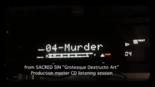 SACRED SIN "Murder"