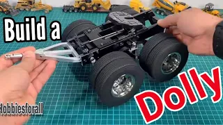 Trailer Dolly — How to build a 1/14 Tamiya Truck Dolly | SCANIA R620 Freightliner  MAN all trucks 4K