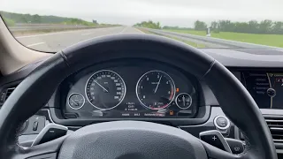 BMW 525D 3.0 F10 Top Speed