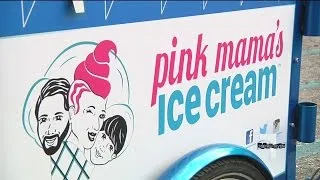 Pink Mama's Ice Cream Rolls Out Delivery Tricycle and Sorbets