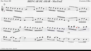 🎵🎷MasTruZ - BRINCAR DE AMAR - Sax Tenor Bb