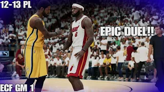 LeBron James vs Paul George Duel game 1 ECF 2013 highlights 12-13 PL | NBA 2k23 concept | PS5