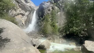 Lower Yosemite Falls in Yosemite National Park, California