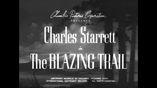 The Durango Kid - The Blazing Trail - Charles Starrett, Smiley Burnette