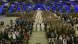 Messe du Pèlerinage Militaire International à Lourdes du 14 mai 2023