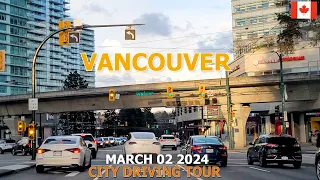 Vancouver Driving Tour on Mar 02 2024 | Living in Vancouver Canada