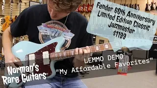 LEMMO DEMO: Fender 60th Anni Limited Edition Classic Jazzmaster $1195 | "My Affordable Favorites"