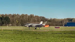 Amazing and loud Take-offs at Volkel Air Base (F-16, F-35)  3.4.2023