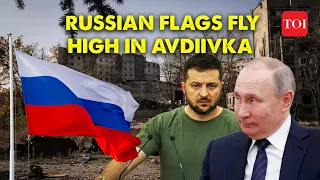 Turning point in Ukraine-Russia war? Russian Flags fly high in Avdiivka after Ukraine withdrawal