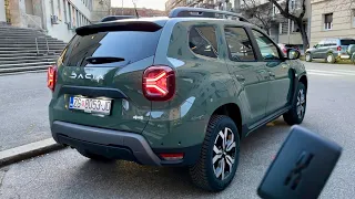 New DACIA DUSTER 2023 - evening POV test drive (Journey, dCi 115 HP)