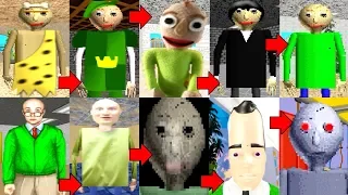 Evolution of Baldi in Baldi's Basics 2019