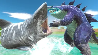 The Meg vs. Sharkjira! - Animal Revolt Battle Simulator