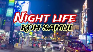 NIGHT LIFE ACTIVITY in Koh Samui Thailand 2024 | Chaweng at night.