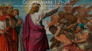 Gospel & Reflection |  Mark 1 21-28  | 9 January 2024