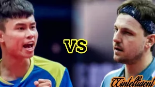 Zhou Qihao vs Timo Boll - 2019 (R32) German Open (Short. ver)