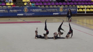 Conjunto prebenjamín Rítmica Milany, III Torneo Ciudad de Valladolid 2016