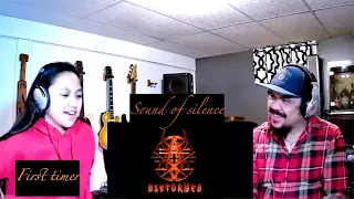 DISTURBED SOUND OF SILENCE COVER  (MY DAUGHTER`S 1ST REACTION)