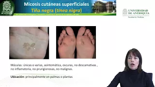 Micosis cutáneas y subcutáneas - Dra. Ana Cecilia Mesa Arango