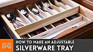 How to Make an Adjustable Silverware Tray | I Like To Make Stuff