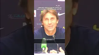 L’incredibile STIMA di ANTONIO CONTE nei CONFRONTI di CRISTIANO RONALDO #calcio #shorts