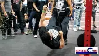 Steve Kuclo Exercising - 2013 LA FitExpo