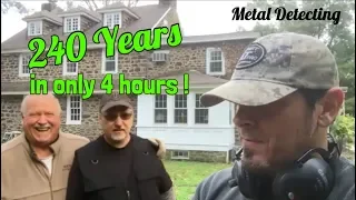 Let's Get Moving! - Metal Detecting a 1700's Colonial Property in Just 4 hours!