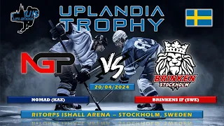 NOMAD (KAZ) - BRINKENS IF (SWE), 2024 UPLANDIA TROPHY U15 AAA, PRELIMINARY ROUND, 20.04.2024