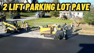 PAVING A DAY CARE PARKING LOT - 3 DAY PROJECT: Rip Out, First Lift & Second Lift