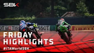 Highlights of a LIVELY Friday at Imola 💪 | #ITAWorldSBK 🇮🇹