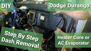 Dodge Durango AC Evaporator Replacement or Dodge Heater Core Replacement