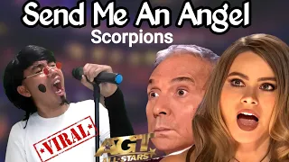 Golden buzzer : All the judges cried when he heard the song Scorpions with an extraordinary voice