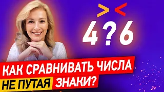 Как сравнивать числа, не путая знаки? 5 простых приёмов