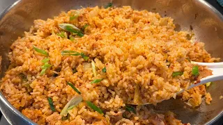 TUNA KIMCHI FRIED RICE | SIMPLE COOKING | #breakfast #sunday #adayinmylife | @leahdemecillo