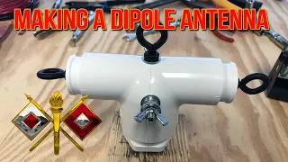 Making a dipole antenna