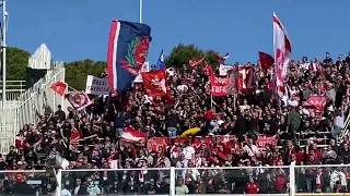 Curva Nord Ancona in trasferta a Pescara 2023-24.