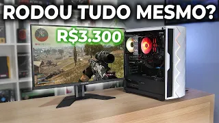 TESTANDO O PC GAMER DE R$3300 EM JOGOS PESADOS, RODA TUDO MESMO?