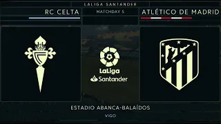 Celta vs Atletico Madrid | La Liga 2020/21 FIFA 21 Gameplay