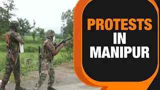 People Protest in Manipur as the Situation Remains Tense | News9